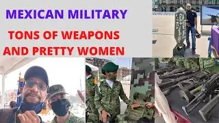 MEXICAN ARMY EXHIBITION - LOTS OF GUNS