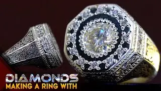 Intricate Metalwork & Diamond-Style Stone Setting on a Silver Ring | CareerStory