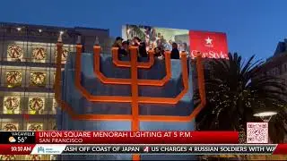 Annual public menorah lighting is back at SF Union Square