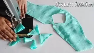 Sleeves Design | Baju ki Design|Sleeves Design Cutting And Stitching| Diamond Cut Baju with Triangle