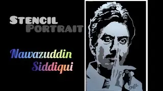 Stencil Portrait : Nawazuddin Siddiqui। Birthday Special। #SumitArt