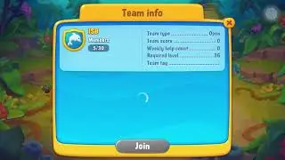 How to join team in Fishdom
