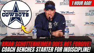 Schottenheimer shows NO MERCY, benches STARTER for locker room issues | Dallas Cowboys News Today