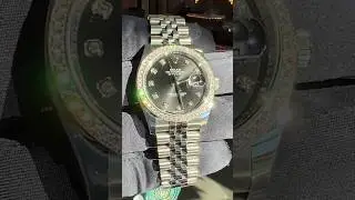 DateJust 36 with the original diamond dial and diamond bezel at AZZI Jewelers #rolex #azzijewelers