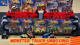Opening Diecast Hot Wheels Monster Trucks | Case D & E