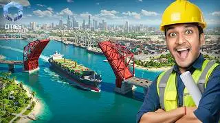 Building a $1,000,000 Port in Cities Skylines 2 | Cities Skylines 2: Bridges and Ports