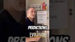 WWE Evolution Predictions #shorts