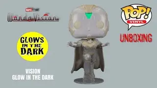 The Vision Glow In The Dark Funko Pop Vinyl Marvel Wandavision GITD White