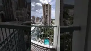 Beautiful view from the 18th floor of Sheraton Princess - Waikiki Honolulu # shorts