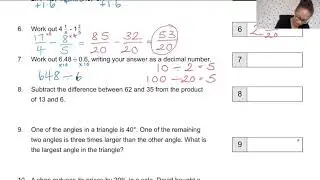 REAL 11+ MATHS QUESTIONS AND ANSWERS - 2016 Manchester Grammar 11+ Arithmetic Paper