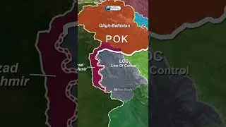 POK, Shaksgam Valley, Siachen Glacier, Aksai Chin and LPC, LAC Through map #mapping