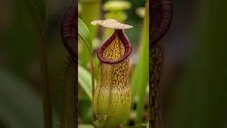 பூச்சிகளை உண்ணும் தாவரம்-Pitcher plant#learning#sciencefacts#pitcher#insects#insecteating#viralshort
