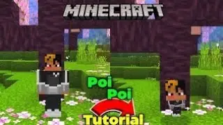 HOW TO MAKE POI POI MINECRAFT VIDEO || poi poi video kaise banaye #minecraft