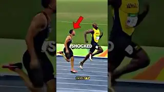 Andre De Grasse SHOCKS Usain Bolt #track #trackandfield #athletics #olympicathlete #200m #usainbolt