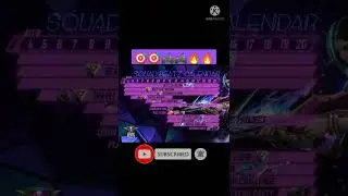 free fire new squad beatz event calendar !!#short
