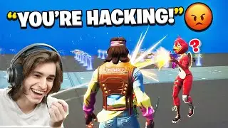 SECRETLY Using CHEATS in Creative Fills...