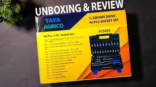 TATA AGRICO 46 PCS Socket Set | UNBOXING & REVIEW