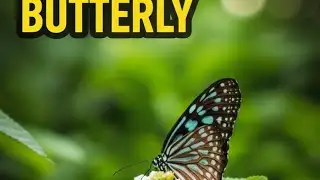 Stunning Blue Butterfly 🦋 Close-Up | Nature's Beauty in Slow Motion | Viral Shorts