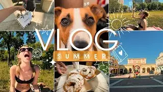 ВЛОГ#9 | ЗАГОРАЕМ В ПАРКЕ ☀️ ШОППИНГ В OUTLET VILLAGE PULKOVO 🛍️ КРИНЖ ИГРА ВО ВРЕМЯ ОТДЫХА 🤡