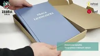 Oprawa prac dyplomowych 🔥 Zam&oacute;w online ⭐ Drukarnia Zebra Druk