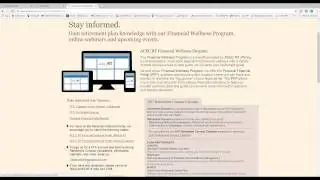 Personal Financial Portal Overview and Demo