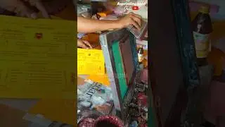 11.50 rupees card | screen printing | yellow card print #printing #design #asprintingzone #shorts