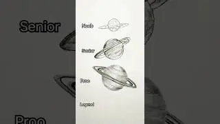 how to draw Saturn planet #saturn #planet #viral
