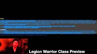 Legion Class Preview for Warriors+My Feedback