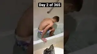 Day 2 of 365 ice bath challenge! #icebaths #challenge #subscribe