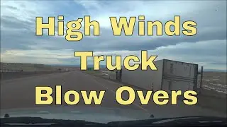 High Winds - Blow Overs - I-25 Cheyenne, Wyoming