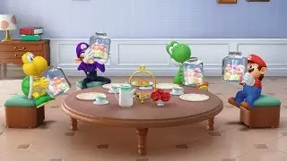 Super Mario Party - Minigames - Yoshi vs Mario vs Waluigi vs Koopa Troopa