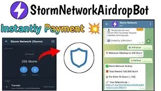 Storm Network Airdrop || Instantly Payment In Trust Wallet 💥 || Hotbit Exchanger Listing soon||