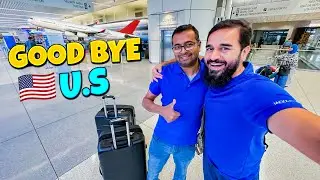 US trip hogaya ab Pakistan jarahey hain wapis 🇺🇸✈️🇵🇰 lambi flight ke lye tayar 😳