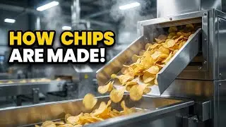 How Potato Chips Are Made in Factories | Inside the Modern Manufacturing Full Process Factory Tour