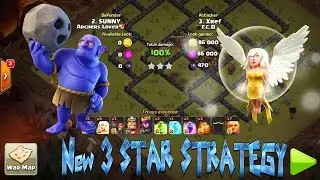 CLASH OF CLANS TH 10 BOWLER WALK 3 STAR ATTACK STRATEGY WITH LEVEL 1 BOWLERS..!!!