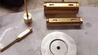 cilinders voor de stoommachine bewerken met een freesmachine!