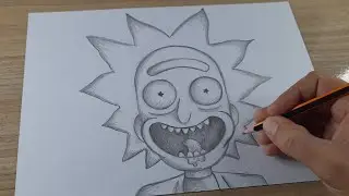 HOW TO DRAW RICK FROM RICK AND MORTY