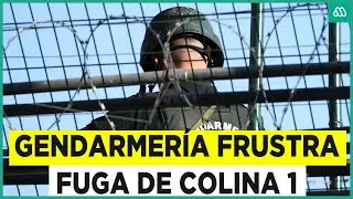 Con disparos de advertencia: Gendarmería frustra intento de fuga de cárcel Colina 1