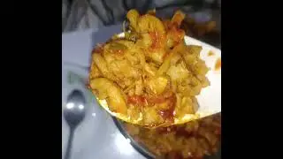 Spicy and soucy chicken macaroni by iqra's kitchen|Chicken macaroni recipe 