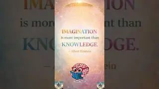Good Morning Thought 🌼 motivation,Imagination Is More Important Than Knowledge #dailyinspiration
