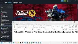 Fallout 76: Where Is The Save Game & Config Files Located On PC