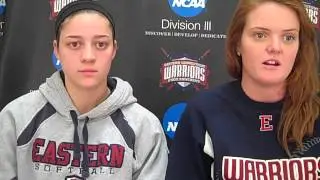 Senior co-captains Alyssa Hancock and Taylor Smyth (16:11)