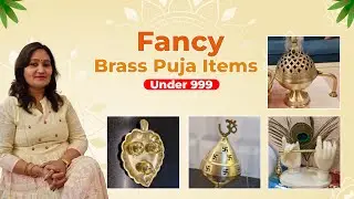 Top 10 Must-Have Pooja Essentials for Every Home starting from 270/-||Brass Puja Items Collection