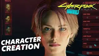 Cyberpunk 2077 Female Character Creation (Update 2.2) / Phantom Liberty  (No Commentary)