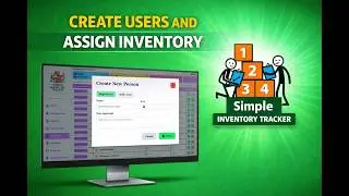 Simple Inventory Tracker Create users  assign Inventory #inventorymanagement #sit #inventorysoftware
