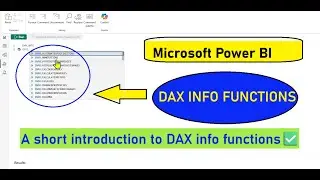 Microsoft Power BI  ➡️ What are the DAX INFO Functions 🤔 When ,Why and How should you use them ❔ 