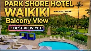 Вид с балкона отеля Park Shore Waikiki