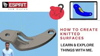 How to create Knitted Surfaces :  ESPRIT TNG Tutorials