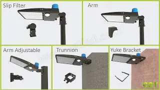 LED Parking Lot Lighting Shoebox from CGT