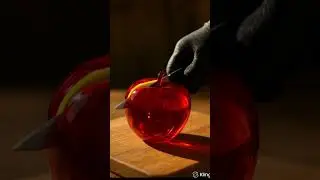 satisfying Apple cutting video🍎🔪
